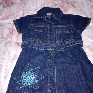 Demin girl dress